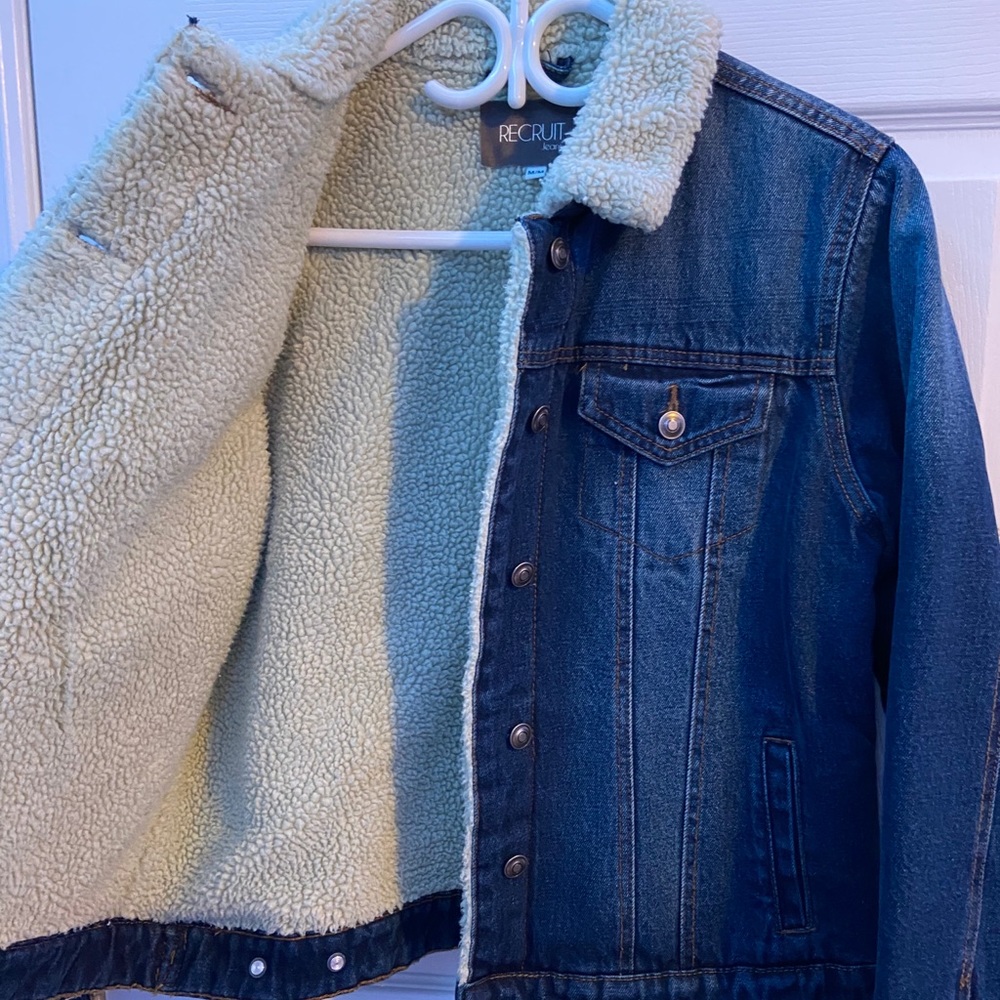 Wool jean jacket